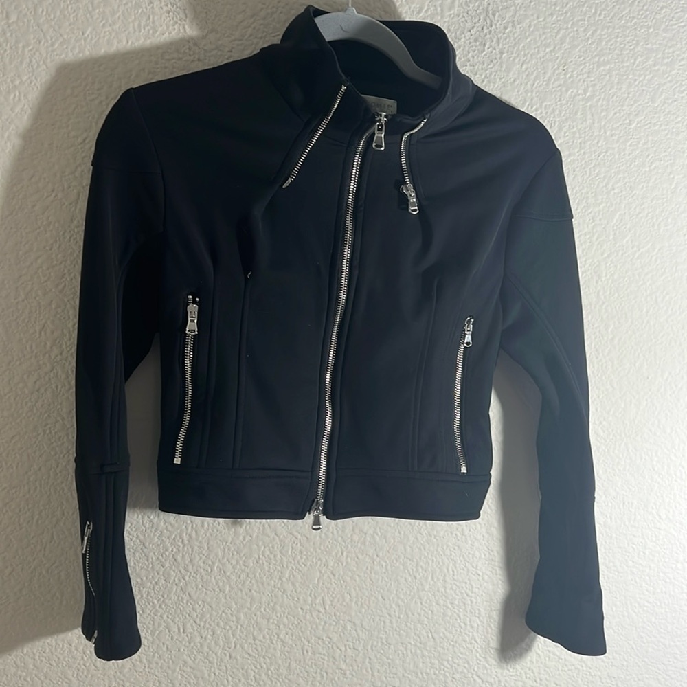 Anatomie Black Zip-Front Women's Jacket